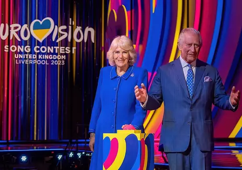 Regele Charles a inaugurat scena Eurovision 2023 de la Liverpool: „Voi urmări concursul și voi face galerie”