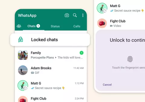 Chat Lock, noua funcție WhatsApp care îți protejează conversațiile cu parolă sau date biometrice