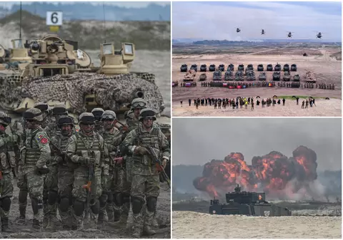 Filmare spectaculoasă cu „Lupii Negri”, infanteriștii români care se antrenează în Polonia în exercițiul Anakonda-23