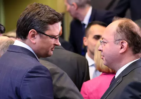 Bogdan Aurescu s-a întâlnit cu Dmytro Kuleba. Ministrul român susține înfiinţarea unui tribunal special pentru sancţionarea crimei de agresiune din Ucraina