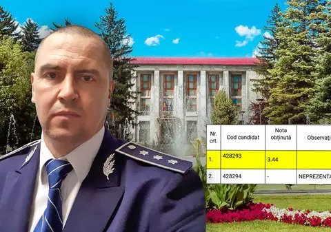 Înlocuit din funcție după ce a picat cu nota 3,44 concursul pentru postul de adjunct, șeful IPJ Vaslui s-a pensionat la 48 de ani