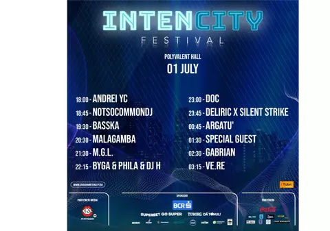 Festivalul IntenCity: a doua seară la Sala Polivalentă