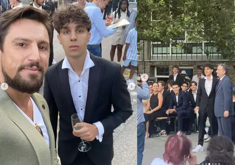 Băiatul lui Daniel Pavel a absolvit liceul în Austria. A primit diploma de la ambasadorul Franței la Viena: „Anto, te iubește tata”