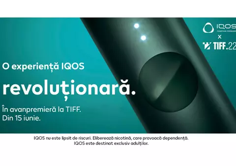Evoluție, inovație, momente împreună – IQOS promite o experiență revoluționară la TIFF