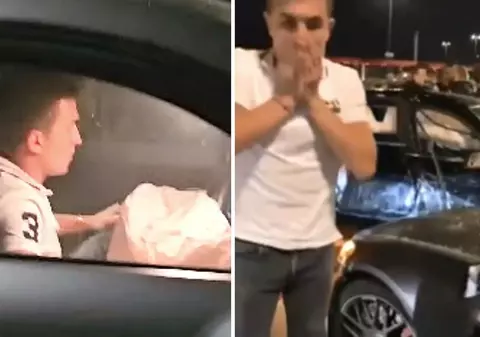 Șoferul unui Mercedes AMG GT S de 503  CP a intrat cu viteză în spectatorii veniți la o întâlnire de tuning, în Croația | VIDEO