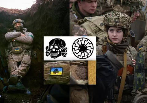 Simbolurile naziste afișate de unii dintre soldații ucraineni care le periclitează exact sprijinul de care au nevoie. „Și în România a fost greu să vorbim despre rasismul unora dintre refugiații ucraineni”