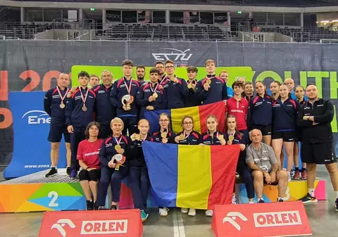 Aur pentru România. Echipele U19 de tenis de masă, campioane europene