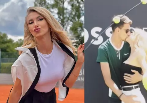 Sărut între Andreea Bălan și Victor Cornea. Unde se află îndrăgostiții și cum s-au pozat