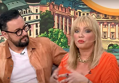 Cristina Cioran l-a pălmuit pe Cătălin Măruță în emisiunea lui de la Pro TV. Vedeta nu s-a abținut la gestul prezentatorului: „Asta ce a fost?”