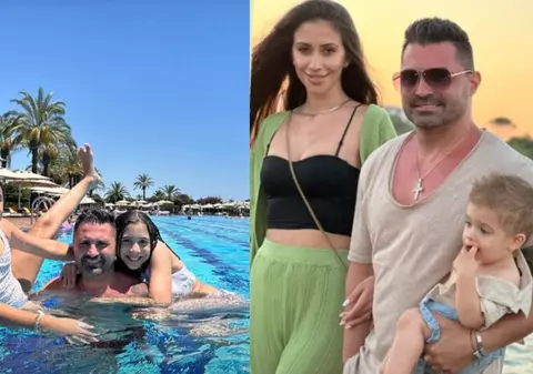 Pepe a plecat în vacanță cu familia. Cum a apărut soția Yasmine alături de fiul lor și de fetele lui din mariajul cu Raluca Pastramă