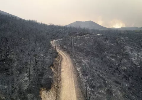 FOTO | Imaginea dezastrului produs de incendiul din Evros, Grecia: ce a văzut satelitul Copernicus, al UE