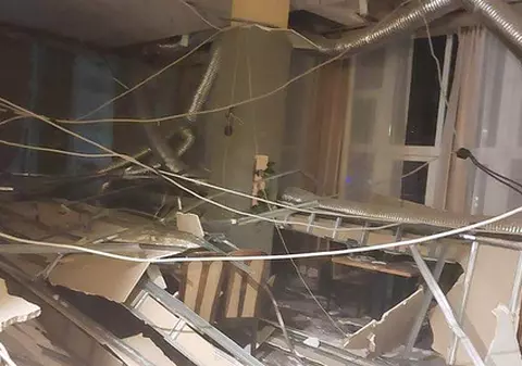 Tavanul unui restaurant din Băile Herculane s-a prăbușit în timpul unei petreceri de majorat. „Eram așezată la masă și a picat tot”