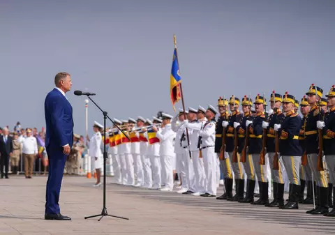 Ziua Marinei | Klaus Iohannis, discurs despre importanța strategică a Mării Negre pentru securitatea spațiului euroatlantic