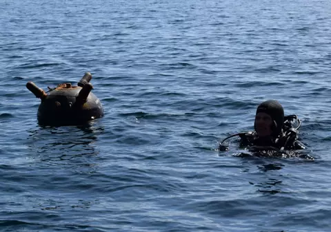 România, Turcia și Bulgaria vor colabora pentru a detecta minele din Marea Neagră