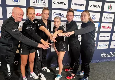 Echipa feminină de tenis de masă a României s-a calificat în semifinalele Campionatului European pe echipe din Suedia