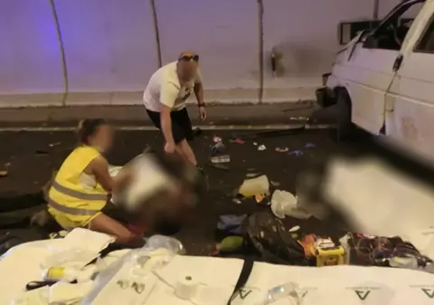 Cinci români, între victimele accidentului cu 3 morți și 6 răniți, provocat de un șofer drogat și beat, într-un tunel din Spania