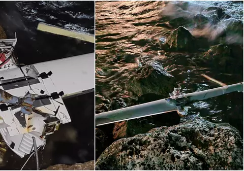 Dronă cu o bombă atașată de ea, descoperită într-un sat bulgăresc, la circa 35 km de Vama Veche