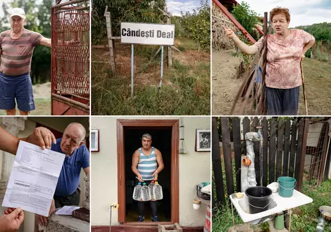 REPORTAJ. De câțiva ani, locuitorii dintr-un sat dâmbovițean plătesc aerul care vine în loc de apă la robinet