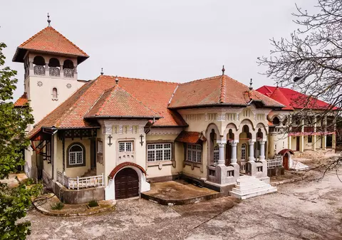 Conacul Romano din Pleșoiu, fostă tabără de pionieri și locuinţă a nepotului lui Ceauşescu, scos la vânzare. Care e prețul