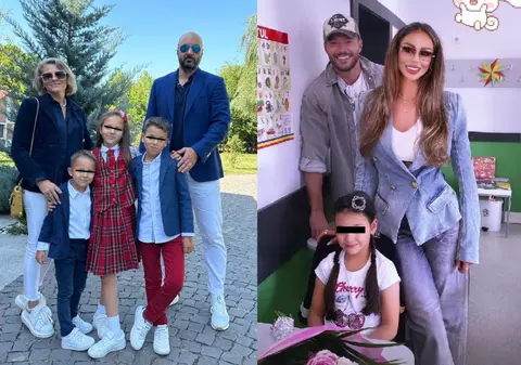 Copiii vedetelor în prima zi de școală. Emoțiile au fost mari și pentru părinți