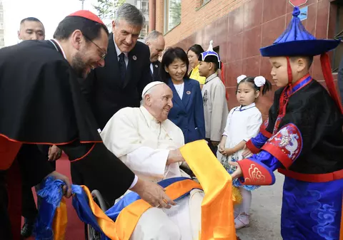 Vizita Papei Francisc în Mongolia: Un zbor de 10 ore și 8.000 de km pentru cei 1.500 de catolici din țară