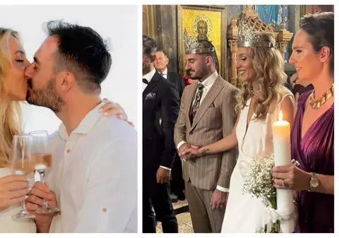 Ana Odagiu și Conrad Mericoffer s-au căsătorit religios. Ce rochie de mireasă a purtat artista