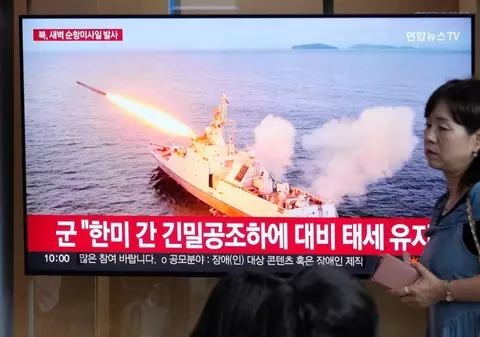 Coreea de Nord a lansat rachete de croazieră în largul coastei sale de vest
