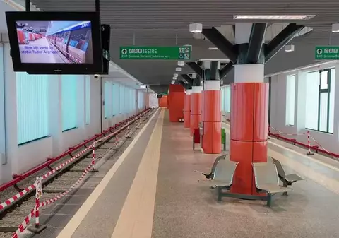 Stația de metrou Tudor Arghezi se deschide miercuri. Cum vor circula trenurile