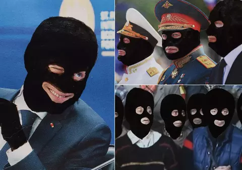 Politicienii cu cagule: lovitura aspră a unuia dintre cel mai bine vânduți pictori din România 