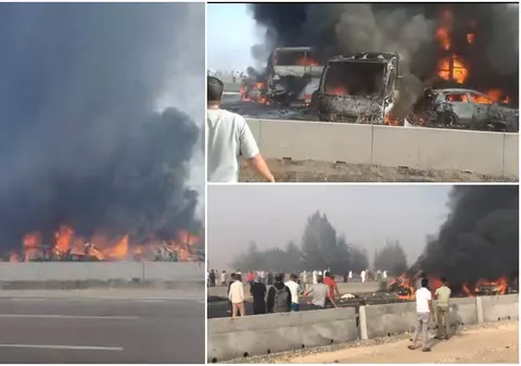 Cel puțin 32 de morți și 63 de răniți într-un accident de proporții pe o autostradă între Alexandria și Cairo, în Egipt