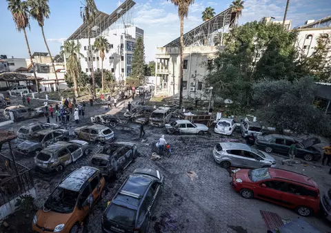 Ce au aflat jurnaliștii specializați în analiza datelor, după ce au pus cap la cap imaginile cu explozia de la spitalul din Gaza