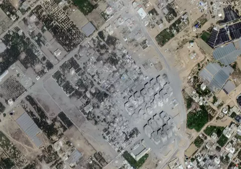 Fâșia Gaza, înainte și după bombardamente. Imagini din satelit cu urmările ripostei Israelului după atacul Hamas