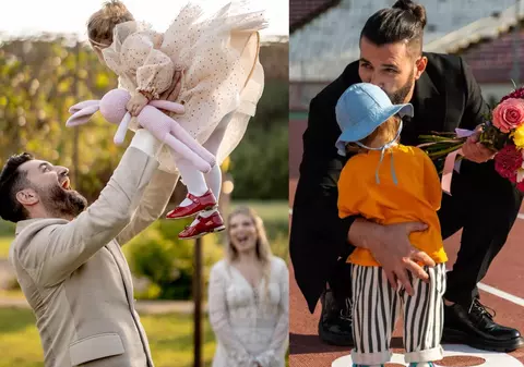 Josephine, fiica lui Smiley și a Ginei Pistol, merge deja la grădiniță. Artistul o duce pe micuță dimineața