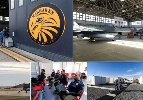 Reportaj din centrul de instruire a piloților pe avioanele F-16 de lângă Fetești. Când se vor antrena ucrainenii în Bărăgan