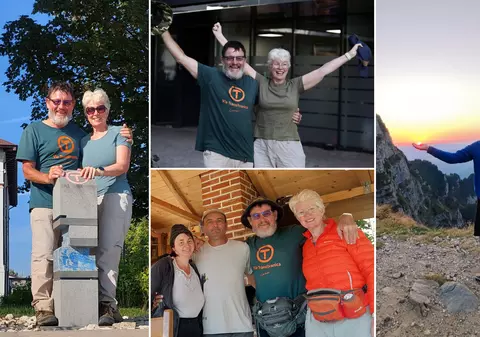 ROMÂNIA EXPRES. După ce și-au vândut casa din Australia, doi soți au mers 1.200 km pe jos și au descoperit bunătatea bătrânilor noștri: „Cu nimicul pe care îl aveau, au sărit să ajute”