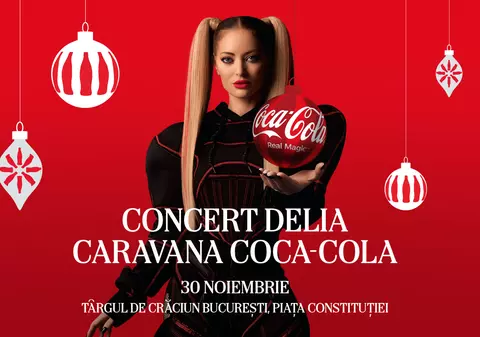 Vin sărbătorile, vin... Întâlnește-te cu celebra Caravană Coca-Cola și bucură-te de experiențe spectaculoase