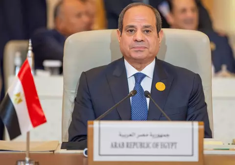 Un viitor stat palestinian ar putea fi unul demilitarizat, spune președintele Egiptului