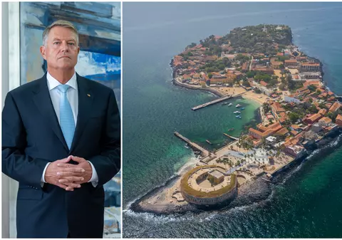 CORESPONDENȚĂ DIN SENEGAL. Klaus Iohannis a vizitat cel mai tragic loc al turneului său african, de unde Nelson Mandela a ieșit cu lacrimi în ochi: Insula Gorée