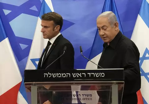 Netanyahu îi răspunde lui Macron, care a spus că bombardamentele israeliene ucid civili în Gaza: „A făcut o greșeală gravă, din punct de vedere faptic și moral”