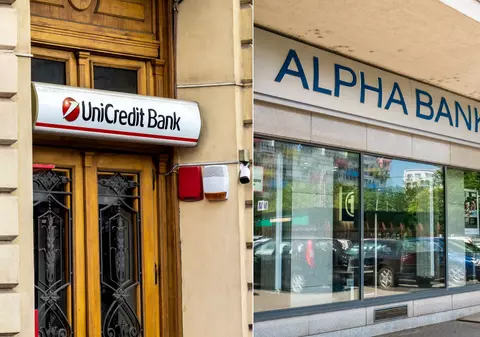 UniCredit cumpără Alpha Bank în România și devine a treia bancă din țară. Grupul preia și 9% din banca-mamă din Grecia