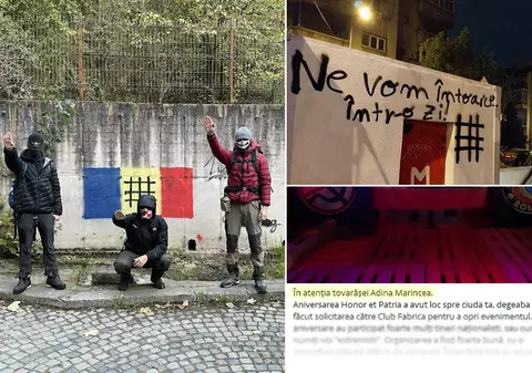 Concerte extremiste, „moartea homosexualilor” și amenințări pentru un colaborator Libertatea pe zidurile din Capitală