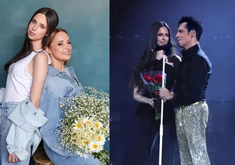 Reacția Andreei Marin după ce Ștefan Bănică și fiica lor au cântat la Sala Palatului: „Mi-a întrecut așteptările”. Violeta a făcut show la pian