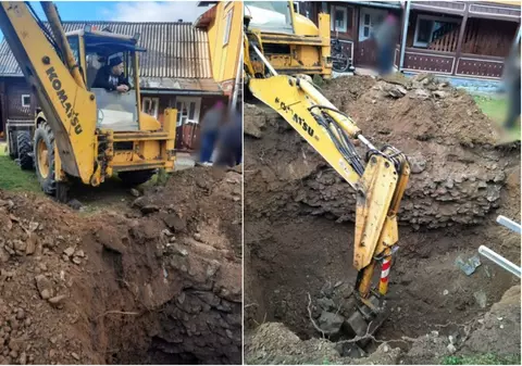 Salvat după o intervenție de 8 ore: tânăr îngropat de un mal de pietre și pământ, la Pojorâta, găsit în viață