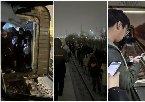 Accident la metroul din Beijing. Peste 500 de persoane au fost duse la spital după ce două vagoane s-au ciocnit