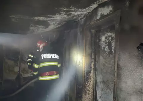 O navă ucraineană care transporta cereale a luat foc la Mila 35. Pompierii s-au luptat două ore cu flăcările