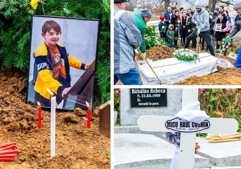 Raul a fost înmormântat în România, la 10 luni după ce mama lui și iubitul ei l-au abuzat, l-au ucis și i-au aruncat cadavrul într-un lac, în Belgia