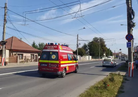 Două victime în urma unui accident între un microbuz și o mașină pe DN 14B, în Sibiu