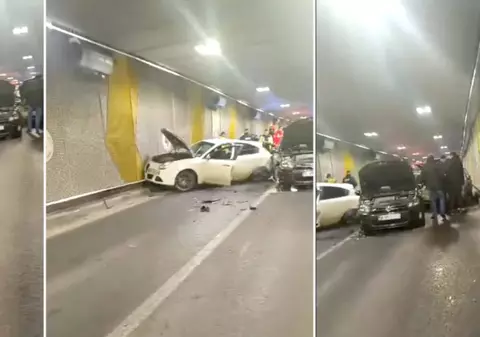 Două accidente în câteva minute, în Pasajul Unirii din București. Unul dintre șoferi a fugit și e căutat de Poliție. VIDEO