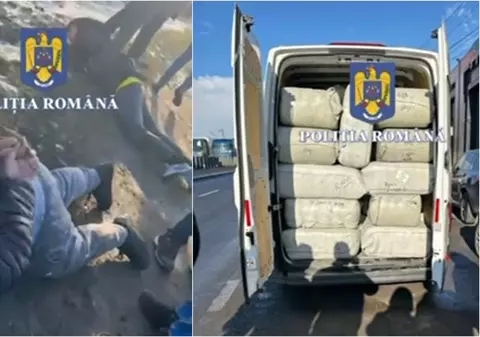 Doi hoţi din București, prinşi în flagrant de poliţişti în timp ce spărgeau un depozit de haine din Ilfov. VIDEO