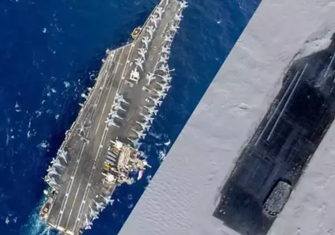 Chinezii au reprodus la scara 1:1 cel mai mare portavion american. Un expert din domeniul apărării explică planurile Beijingului